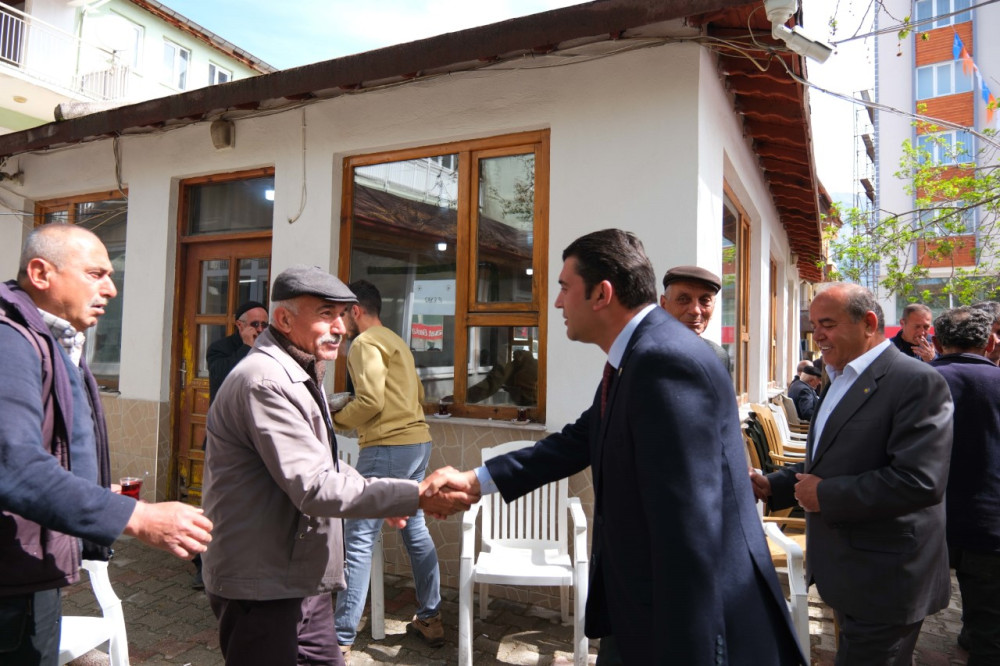 BURDUR İYİ PARTİ MİLLETVEKİLİ ADAYI FARUK ERKAN AĞLASUN İLÇESİNDE 