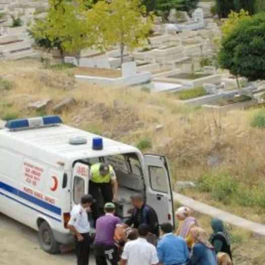 'Çok ölü var' diyerek mezarlığa ambulans istedi